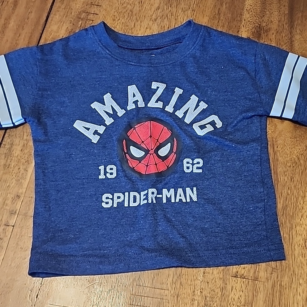 JUMPING BEANS MARVEL SPIDER MAN SHIRT SZ 12 MONTH